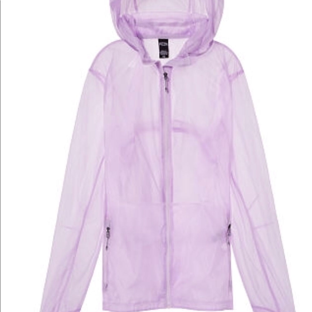 VS SPORT LIGHTWEIGHT HOODED ANORAK PURPLE LG
